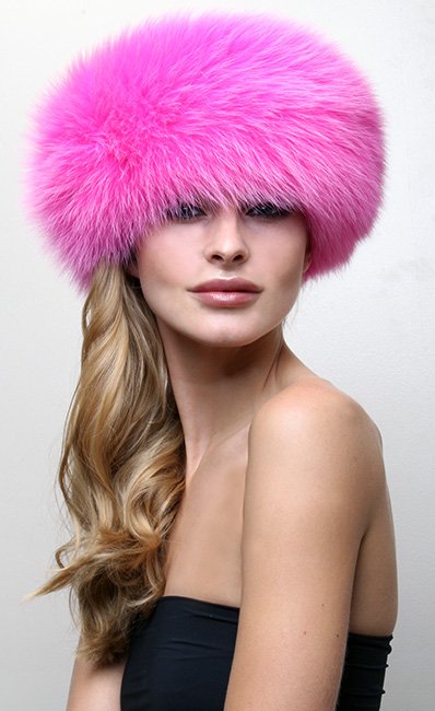 Hot Pink Fox Headband 0129